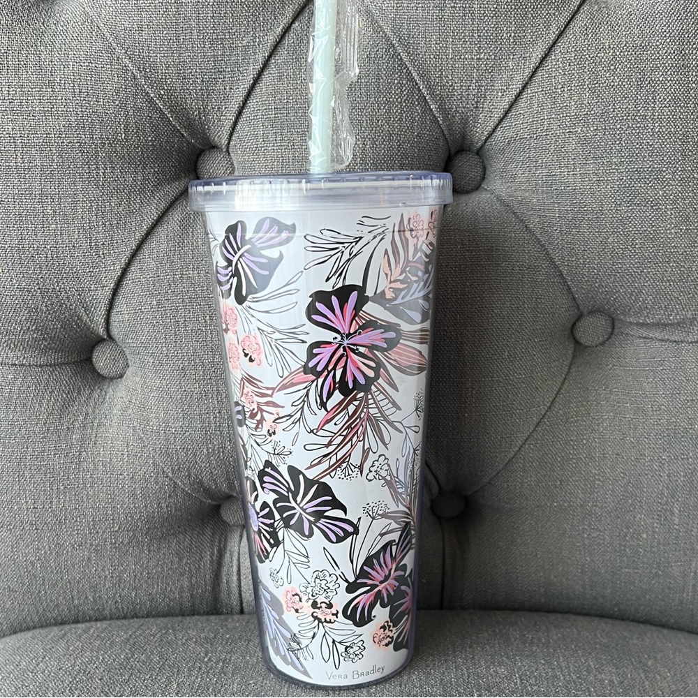 NEW Vera Bradley Travel Tumbler